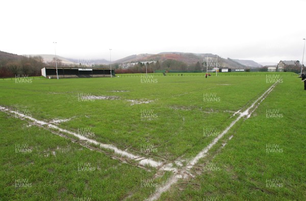 090116 Treorchy RFC v Heol y Cyw RFC - SWALEC Plate -The game is called after the pitch succumbs to the heavy rains