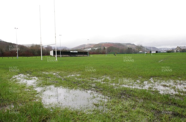 090116 Treorchy RFC v Heol y Cyw RFC - SWALEC Plate -The game is called after the pitch succumbs to the heavy rains