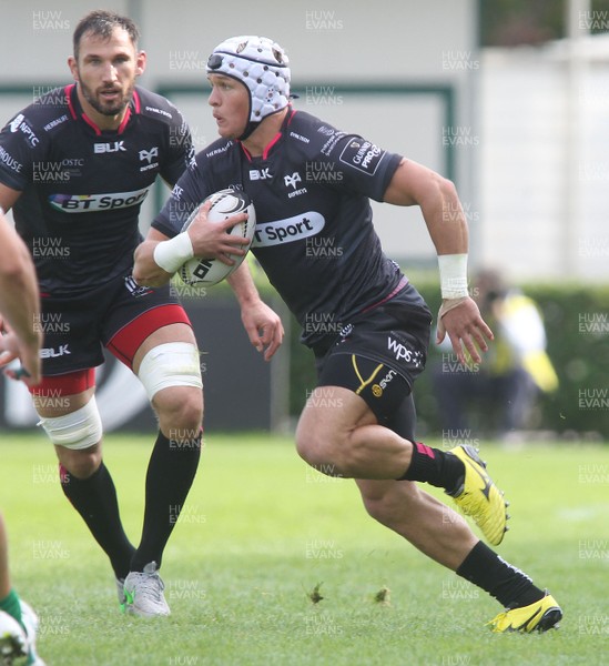 171015 - Treviso v Ospreys - Guinness PRO12 - Hanno Dirksen and Joe Bearman