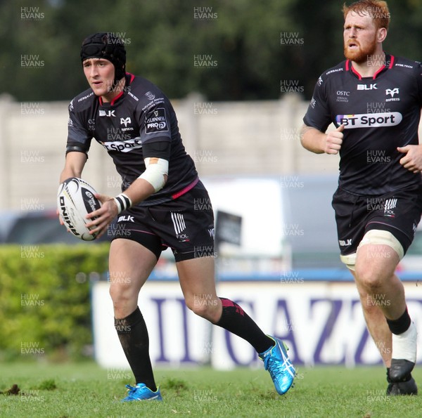 171015 - Treviso v Ospreys - Guinness PRO12 - Sam Davies and Dan Baker