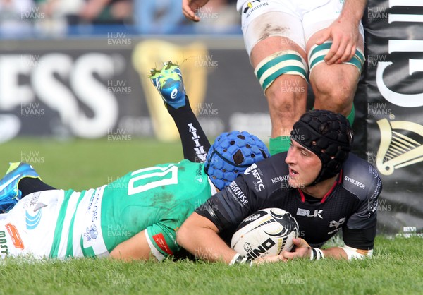 171015 - Treviso v Ospreys - Guinness PRO12 - Sam Davies try