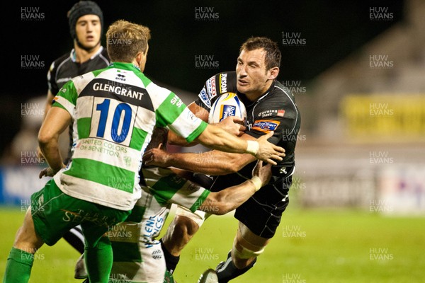 310812 - Benetton Treviso v Ospreys - RaboDirect PRO12 - Morgan Allen of Ospreys