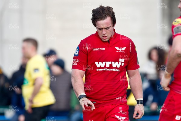 110218 - Benetton Treviso v Scarlets - Guinness Pro14 - Round 14 - Will Boyde looks dejected