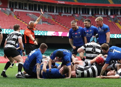 190426 - Tumble v New Dock Stars, Mens Division 3 Cup Final - New Dock Stars power over for their first try
