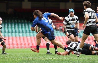 190426 - Tumble v New Dock Stars, Mens Division 3 Cup Final - Ben Leung of New Dock Stars races over for the second try