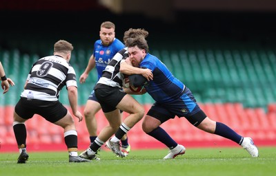 190426 - Tumble v New Dock Stars, Mens Division 3 Cup Final - Garen Davies of New Dock Stars charges forward