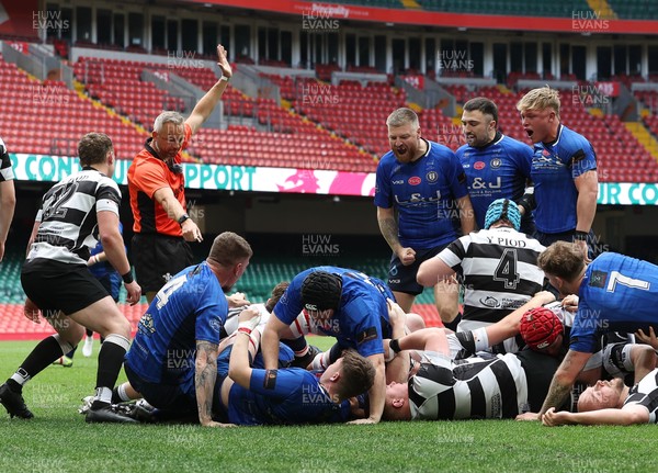 190426 - Tumble v New Dock Stars, Mens Division 3 Cup Final - New Dock Stars power over for their first try