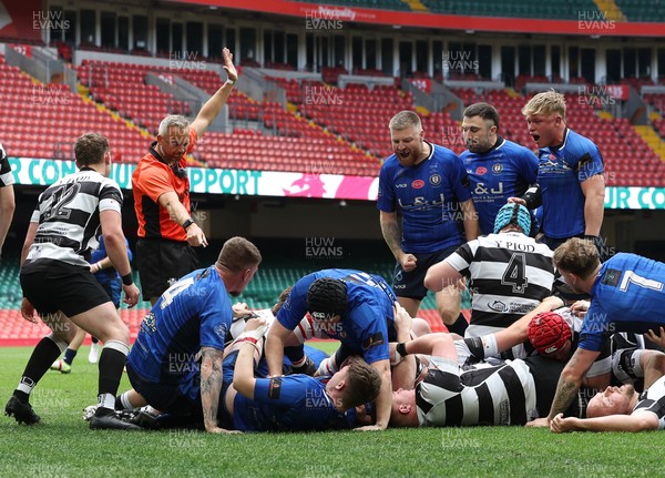 190426 - Tumble v New Dock Stars, Mens Division 3 Cup Final - New Dock Stars power over for their first try