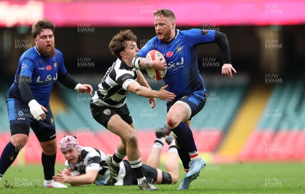 190426 - Tumble v New Dock Stars, Mens Division 3 Cup Final - Dafydd Daniel of New Dock Stars races in to score try