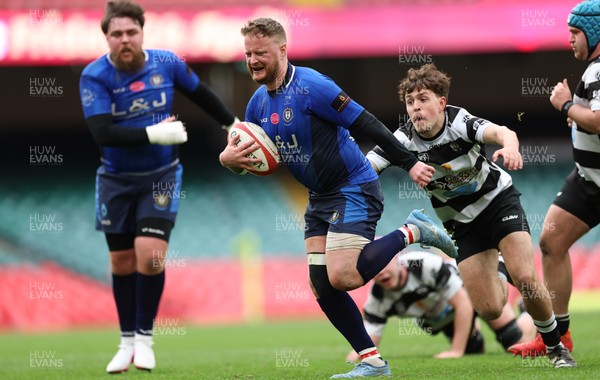 190426 - Tumble v New Dock Stars, Mens Division 3 Cup Final - Dafydd Daniel of New Dock Stars races in to score try