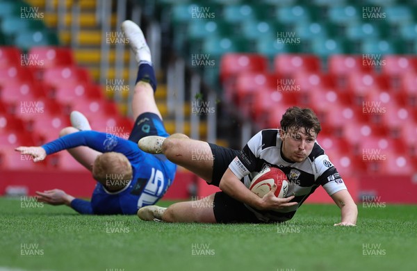 190426 - Tumble v New Dock Stars, Mens Division 3 Cup Final - Dafydd Thomas of Tumble races in to score try