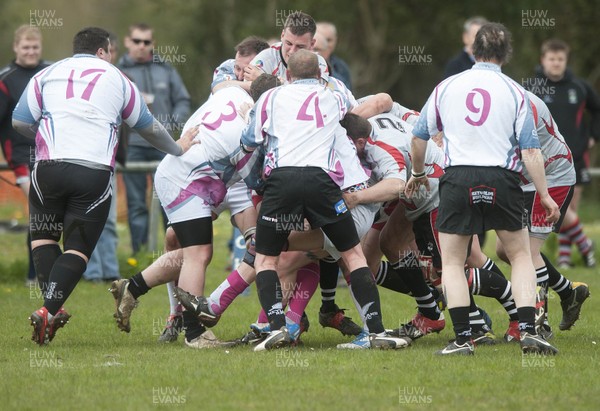 040513 - Tycroes v Neyland - SWAEC League 4 West -  Tycroes ruck with the ball