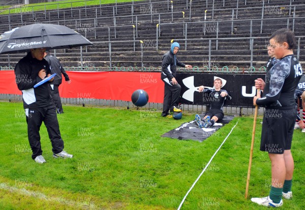 25.08.10-  UA Combines 360 testing. UA  C360 testing session at Ebbw Vale RFC training. 