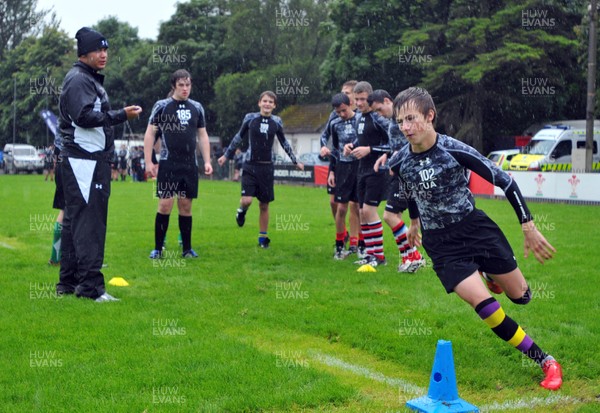 25.08.10-  UA Combines 360 testing. UA  C360 testing session at Ebbw Vale RFC training. 