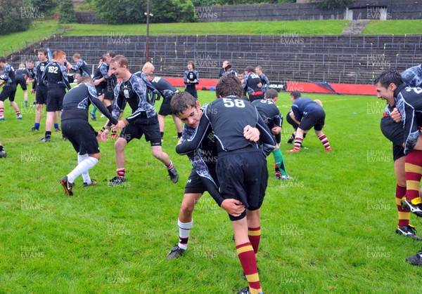 25.08.10-  UA Combines 360 testing. UA  C360 testing session at Ebbw Vale RFC training. 