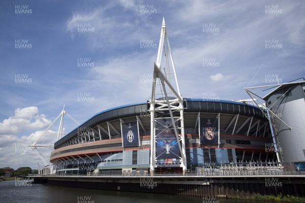 010617 - Picture shows a General View of the National Stadium of Wales (Principality Stadium) ahead of the Champions League Final