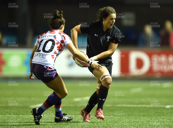 081117 - UK Armed Forces Women v Wales Development XV Women - Siwan Lillicrap of Wales