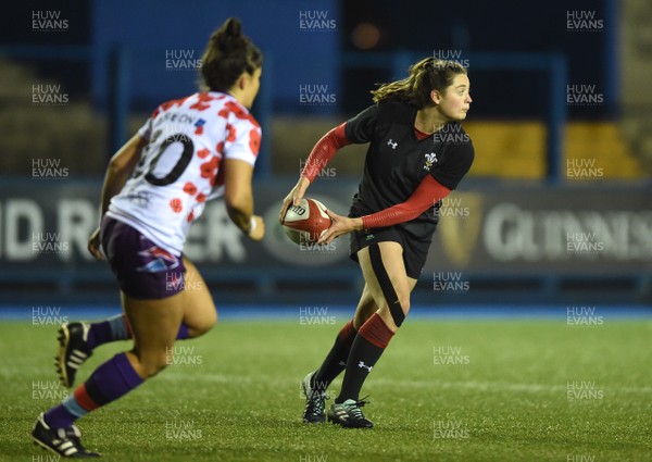 081117 - UK Armed Forces Women v Wales Development XV Women - Robyn Wilkins of Wales