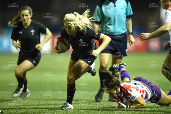 081117 - UK Armed Forces Women v Wales Development XV Women - Alecs Donovan of Wales