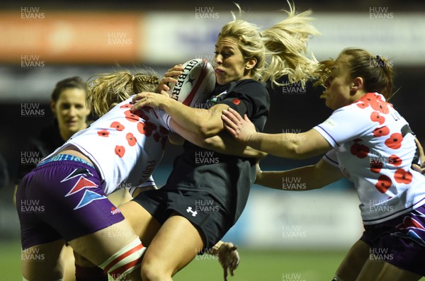 081117 - UK Armed Forces Women v Wales Development XV Women - Alecs Donovan of Wales