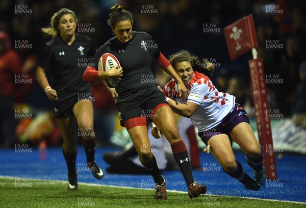 081117 - UK Armed Forces Women v Wales Development XV Women - Rhi Nokes of Wales