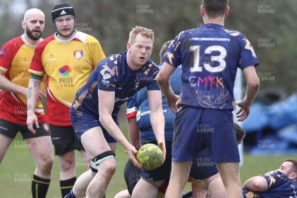 150423 - UK International Gay Rugby Grand Finals - Game 2 sees London Stags (Blue) take on Hull Roundheads (Yellow)