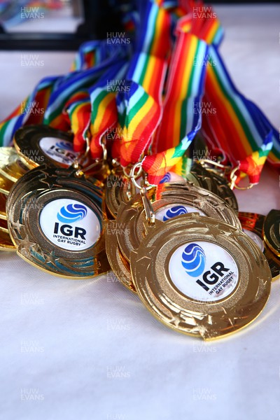 150423 - UK International Gay Rugby Grand Finals - Medals and trophies await the winners