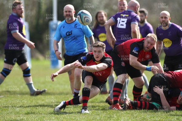 150423 - UK International Gay Rugby Grand Finals - Game 3 has Cardiff Lions (Red) clash with Leeds Hunters (Purple)