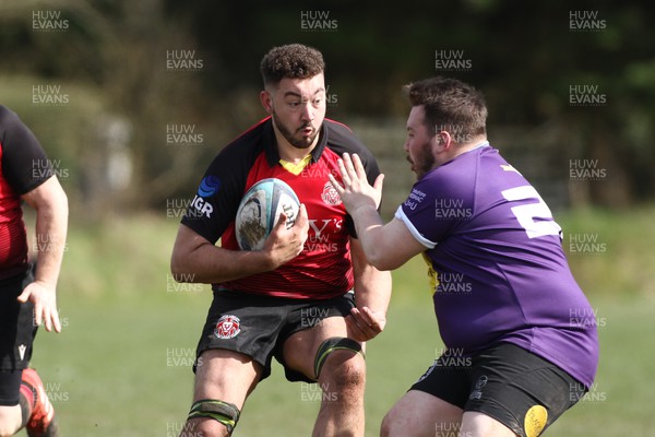 150423 - UK International Gay Rugby Grand Finals - Game 3 has Cardiff Lions (Red) clash with Leeds Hunters (Purple)