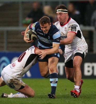 011218 - Ulster v Cardiff Blues - Guinness PRO14 -  Ulster Rob Herring  and Cardiff Blues Jarrod Evans