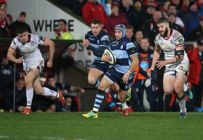 011218 - Ulster v Cardiff Blues - Guinness PRO14 -  Cardiff Blues Matthew Morgan