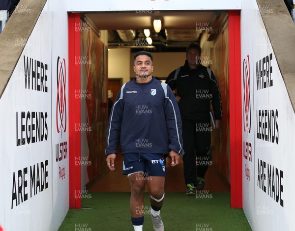 011218 - Ulster v Cardiff Blues - Guinness PRO14 -  Cardiff Blues Rey Lee-Lo