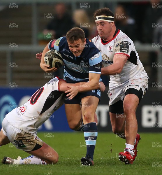 011218 - Ulster v Cardiff Blues - Guinness PRO14 -  Ulster Rob Herring  and Cardiff Blues Jarrod Evans