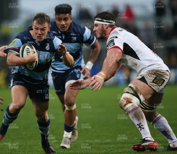 011218 - Ulster v Cardiff Blues - Guinness PRO14 -  Ulster Marcell Coetzee  and Cardiff Blues Jarrod Evans