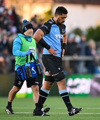 190424 - Ulster v Cardiff Rugby - United Rugby Championship - Taulupe Faletau of Cardiff