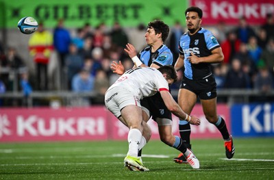 190424 - Ulster v Cardiff Rugby - United Rugby Championship - Gonzalo Bertranou of Cardiff