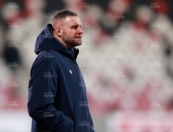 310126 - Ulster v Cardiff Rugby - United Rugby Championship - Cardiff team manager Chris Dicomidis