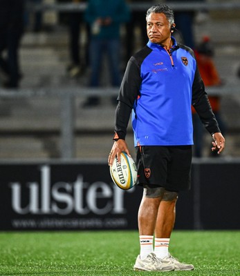 260925 - Ulster v Dragons RFC - United Rugby Championship - Dragons head coach Filo Tiatia