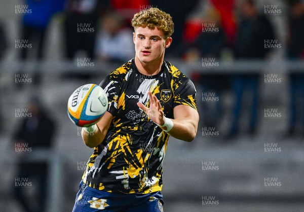 260925 - Ulster v Dragons RFC - United Rugby Championship - Joe Westwood of Dragons