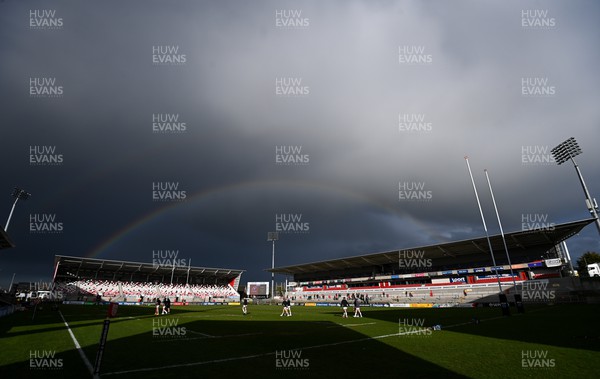 140423 - Ulster v Dragons RFC - United Rugby Championship - A general view of Kingspan Stadium