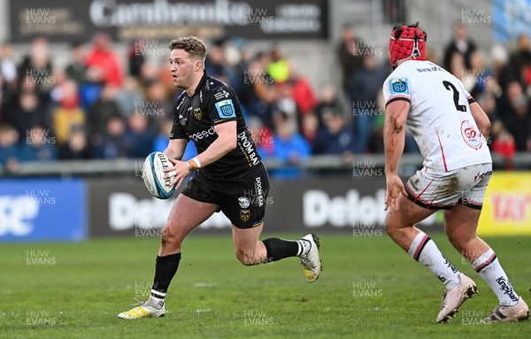 140423 - Ulster v Dragons RFC - United Rugby Championship - Angus O�Brien of Dragons