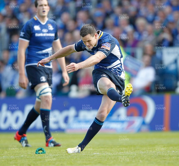 250513 - Ulster v Leinster - RaboDirect Pro 12 -  Jonny Sexton converts for Leinster 