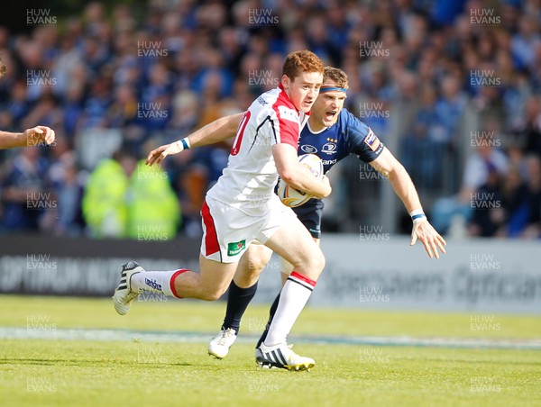 250513 - Ulster v Leinster - RaboDirect Pro 12 -  Paddy Jackson of Ulster makes a break 