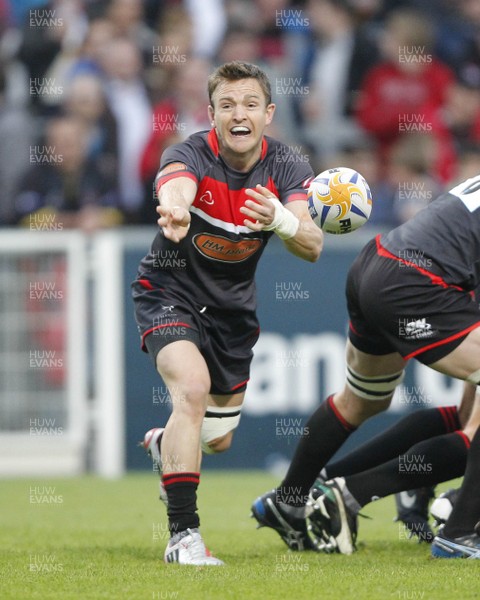 240812 - Ulster v Newcastle Falcons - Preseason Friendly -Rory Lawson of Newcastle