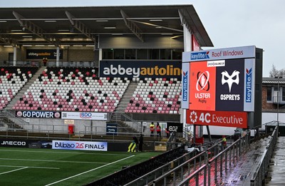 040426 - Ulster v Ospreys - EPCR Challenge Cup Round of 16 - A general view of Affidea Stadium in Belfast