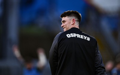 040426 - Ulster v Ospreys - EPCR Challenge Cup Round of 16 - Reuben Morgan-Williams of Ospreys before the match