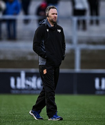 040426 - Ulster v Ospreys - EPCR Challenge Cup Round of 16 - Ospreys head coach Mark Jones before the match