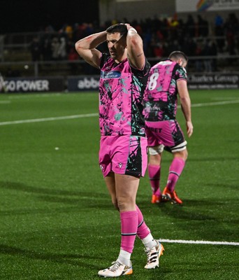 040426 - Ulster v Ospreys - EPCR Challenge Cup Round of 16 - Owen Watkin of Ospreys after the match