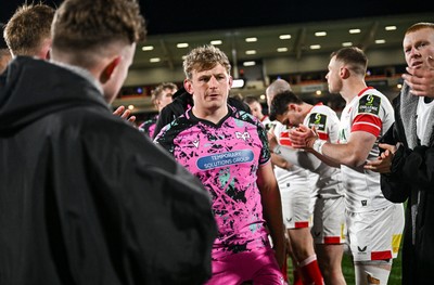 040426 - Ulster v Ospreys - EPCR Challenge Cup Round of 16 - Ospreys captain Jac Morgan after the match