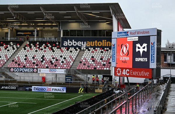 040426 - Ulster v Ospreys - EPCR Challenge Cup Round of 16 - A general view of Affidea Stadium in Belfast